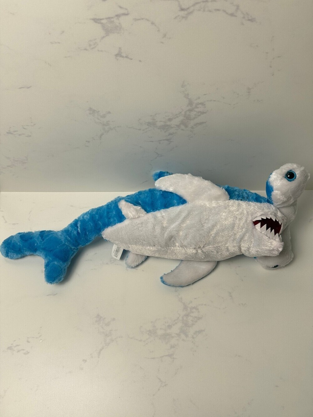 Plush Hammerhead Shark Stuffed Animal Blue Modern Showstopper